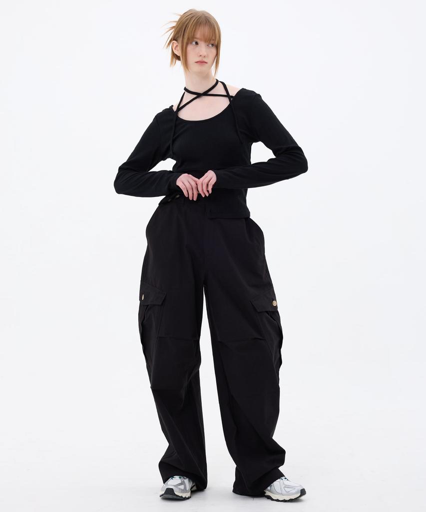Alikim Luna Wide Pants / Black