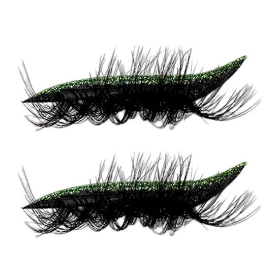 1 pár Líné oční stíny Náplast na řasy Vodotěsné Oční stíny Řasy Make-upové nálepky Opakovaně použitelné Nálepky na oční make-up s umělými řasami Stín
