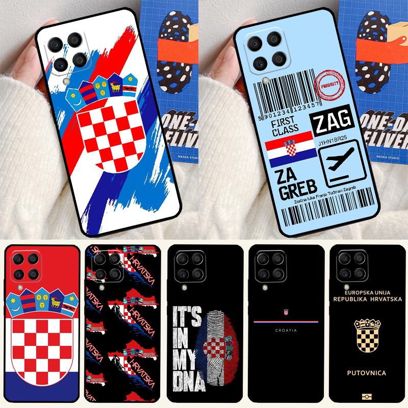 Croatia flag For Samsung Galaxy M31 M51 M33 M13 M23 M53 M15 M55 M14 M34 M54 M20 M30s M32 M52 Phone Case