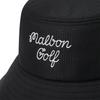 MALBON GOLF Mesh Ventilation Bucket Hat Black