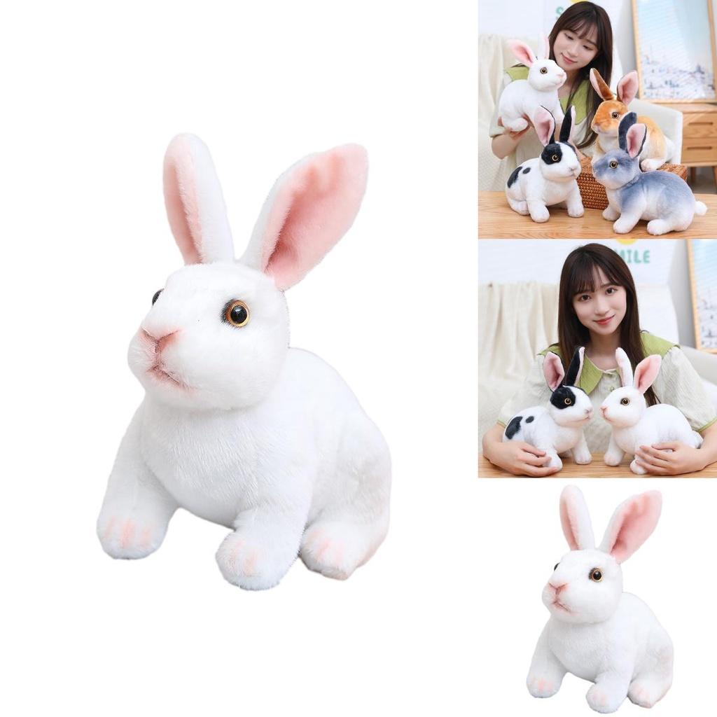 Cute Bunny Plush Toy Decorative Prop For Photography
