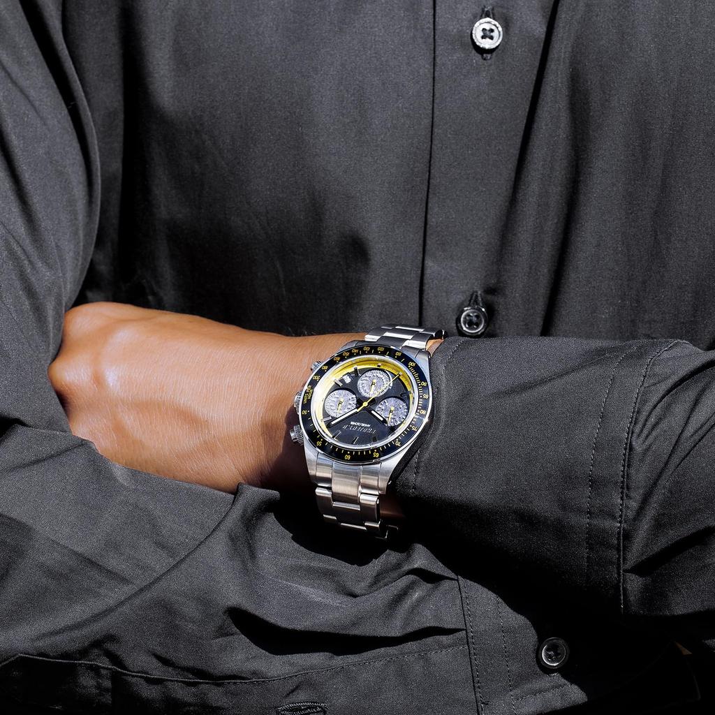 AngelClover Initial D Collaboration Watch by Keisuke Mazda Solar 10 ATM Water Mineral Black Takahashi, RX7-FD3S Model, Battery, Resistance, Glass,