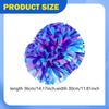 2x Cheering Squad Hand Flower Cheerleader pompoms Shiny Cheer Costume Accessory Cheerleading Pom