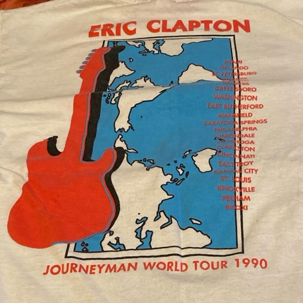 

Vintage Eric Clapton Journeyman World Tour Shirt Unisex Concert S to 5XL EL046 Unisex T-Shirt S