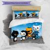 3pcs The Octonauts1 pattern bedding set duvet cover set includes duvet cover &pillowcases, perfect all season bedroom decoration & gift