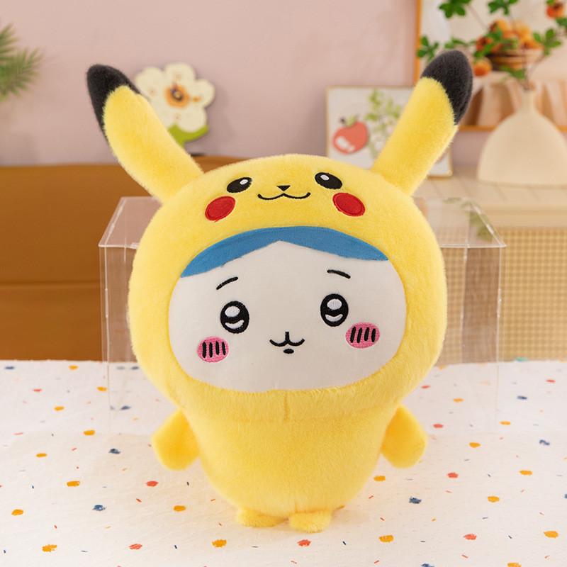 Usagi Chiikawa Hachiware Transform Pikachu Kuromi Hase Weiches Plüschtier Für Sammler Geschenk Und Heimdekoration
