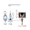 Curtains Metal Wheels Silent Hooks Curtain Track Roller Multifunctional Durable Ceiling Pulley Drapery Rail Sliding Glider