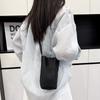 Solid Color Vertical Mobile Phone Bag Fashionable and Simple Versatile Shoulder Messenger Bag Advanced Texture Temperament Casual Women's Bag