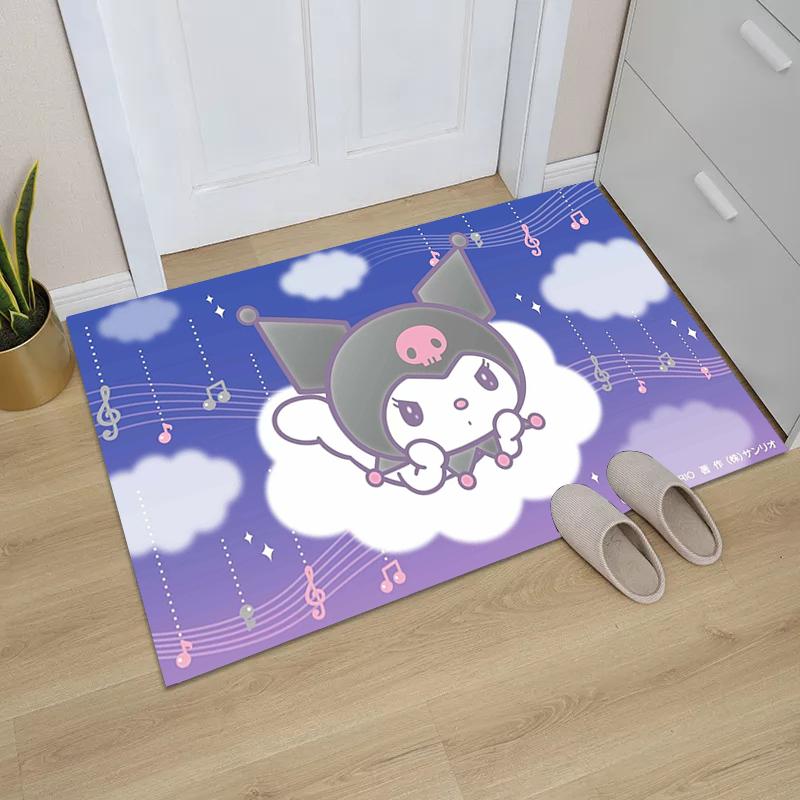 

Cute Kuromis Cartoon Bathroom Rug Carpet For Living Room Bedroom Gift Home Decoration