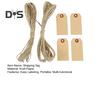 100 Pcs Kraft Paper Shipping Tags with String Empty Cardboard Sale Price Tag Name Gift Hang Tag for Jewelry Clothing Inventory Labeling