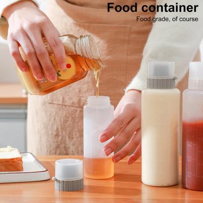 Yousheng Gewürz-Quetschflaschen, auslaufsichere Soßenflasche mit Schraubverschluss, Küchen-Quetschflasche für Soßen, Ketchup, Dressing
