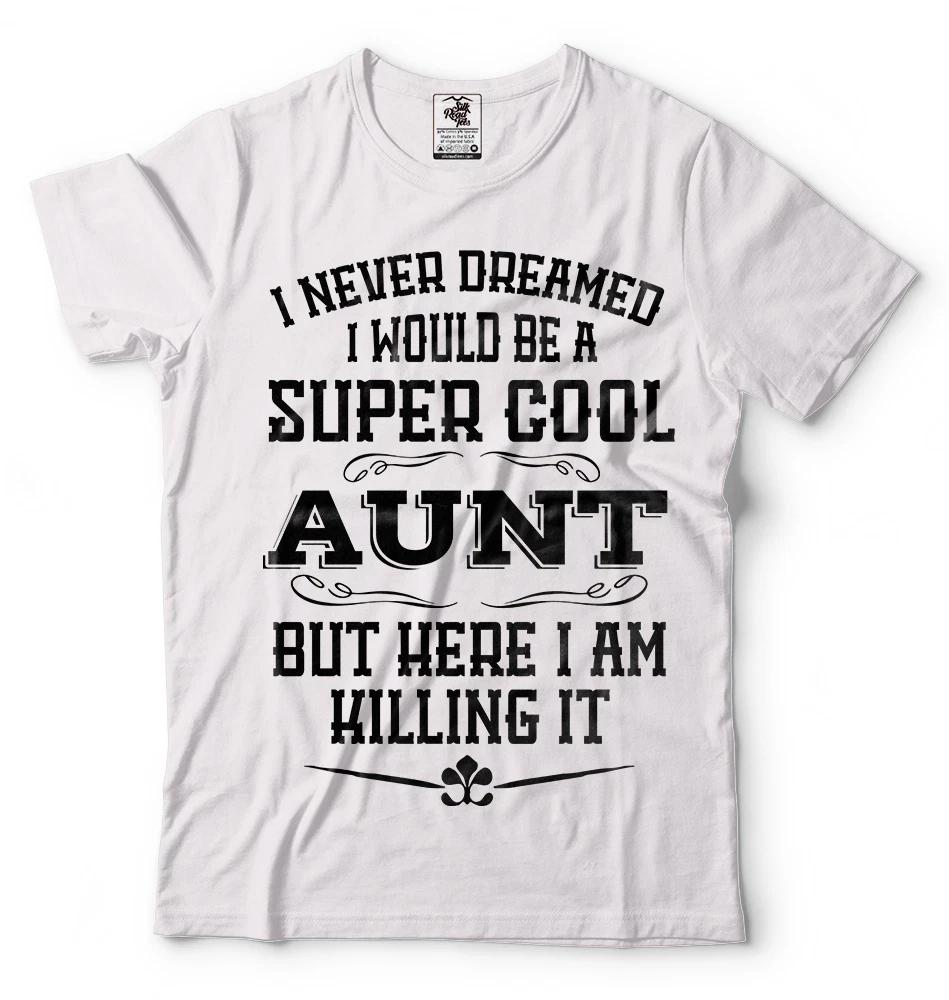 Aunt T-T-shirt Birthday Gift For Aunt Christmas Gift Proud Aunt Auntie T-T-shirt 4XL