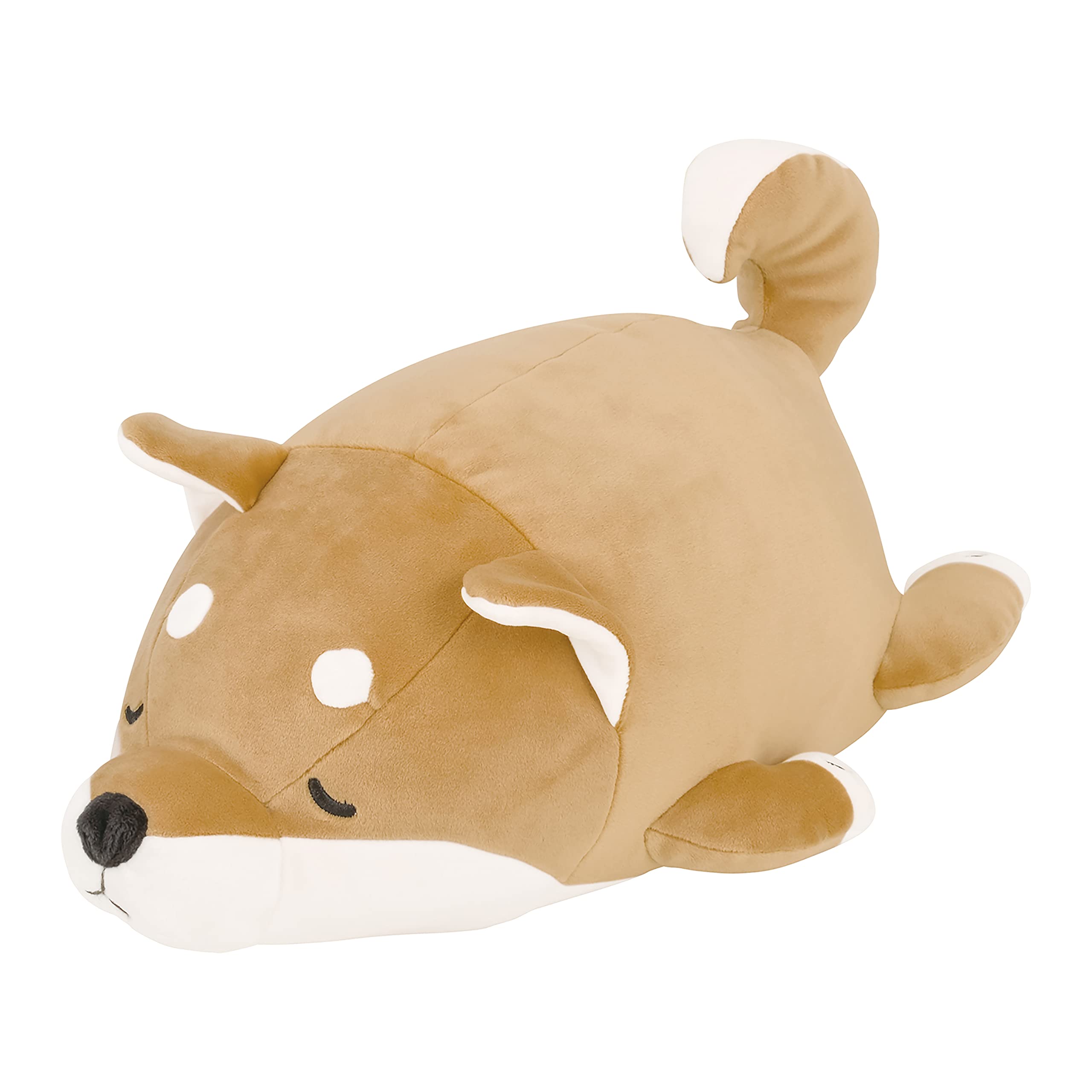 

Livheart Polyester Bolster Cushion Marshmallow Animal Kotaro the Shiba Inu Plush Toy (Total Length Approx. 27cm) 48656-44