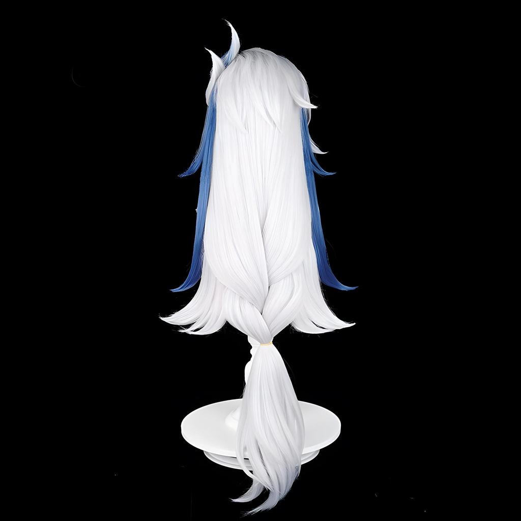 Neuvillette Cosplay Wig - Cardamom Genshin Impact Fontaine Style