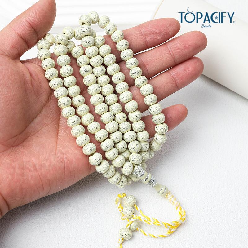 Handmade Cross-Border Muslim Prayer Beads: 99-Bead Arabic Bracelet