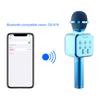 DS878 Wireless Microphone Five Sound Modes Support U Disk/TF Card Metal 4 In 1 Bluetooth-compatible Condenser Mic Music Player for Boys Girls