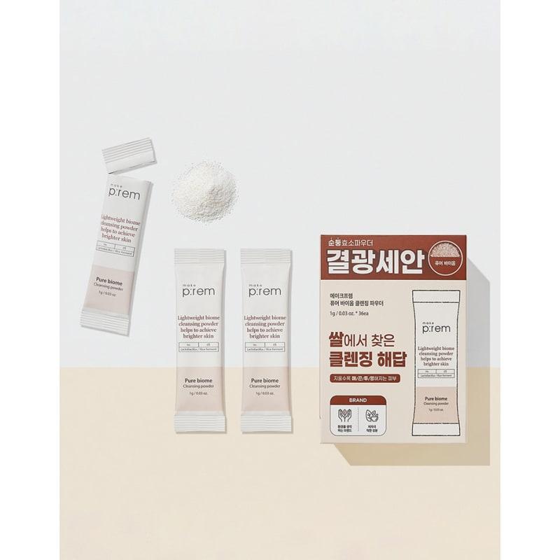 Pure Biome Cleansing Powder 1g (36 Pieces) (+ Inteca Cream 20ml)