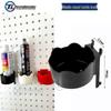 Plastic Pegboard Hooks with Square Hole - Wall-Mounted Tool Rack and Storage Shelf for Hardware Display