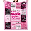 Tribute Doctor Nurse Blanket Flannel Printed Blanket Four Seasons Universal Family Leisure Sofa Blanket