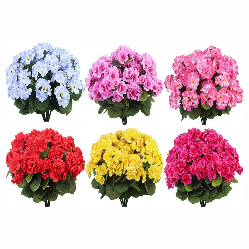 Silk Flower Arrangement Simulation Begonia Flower Lifelike Details