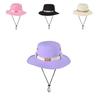 Summer Wide Brim Sun Hat With Waterproof Quickdry Fabric For Outdoor Activities