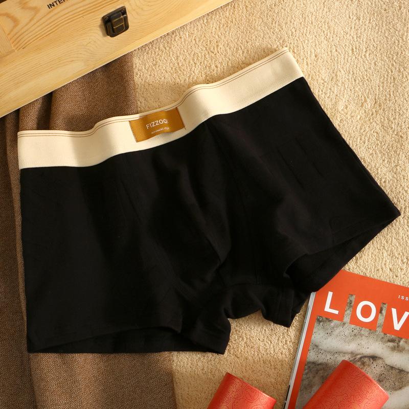 

Мужское нижнее белье Мужское нижнее белье из чистого хлопка Четырехугольное жаккардовое нижнее белье с плоскими углами Дышащие шорты L