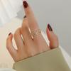 New 2024 Minimalist Thin Rings For Women Wedding Brilliant Cubic Zircon High Quality Versatile Female Finger Ring Jewelry Gifts