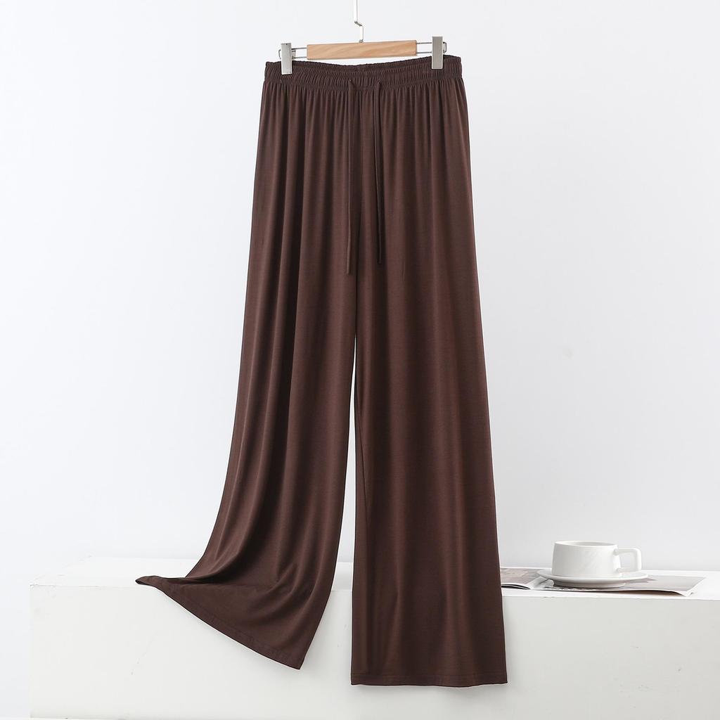 Women's Plus Size High Waist Modal Wide Leg Summer Pants