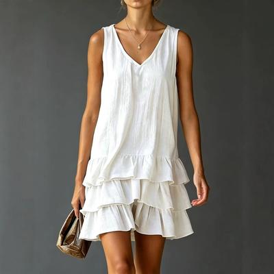 2026 Moda Primavera y Verano Ropa de Mujer Europa Transfronteriza, América, Estación Independiente de Amazon Holgada Casual Color Sólido Bolso Lateral Chaleco Falda