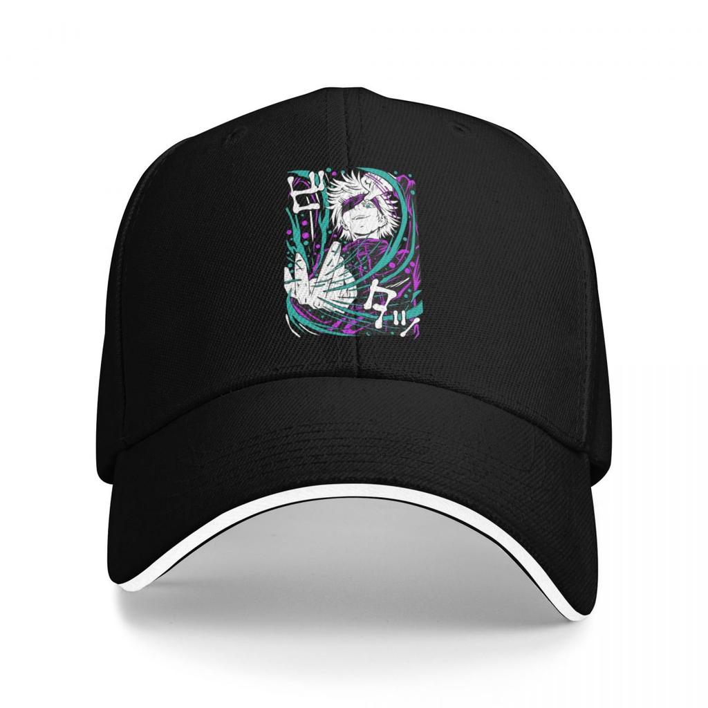 Baseball Caps Anime Jujutsu Kaisen Satoru Gojo Vintage Vintage Casquette Female Male Sport Spring Caps