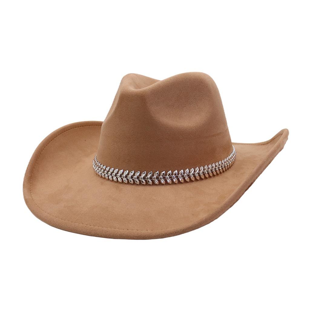 Vegan Suede Hat fishbone shape 9.5cm Wide Brim Fedora Hat Men's and Women's Autumn and Winter Felt Jazz Hat Classic Church Hat