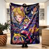 Sailor Moon Print Blanket - Soft & Comfortable, for Bedroom, Travel, Sofa, Home Decoration - Birthday Christmas Gift for Friend