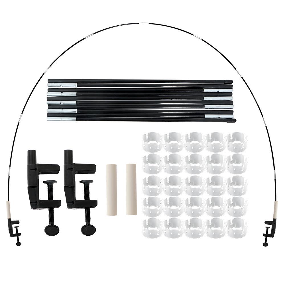 Tisch-Ballonständer: 10-teiliges Fiberglasbogen-Set