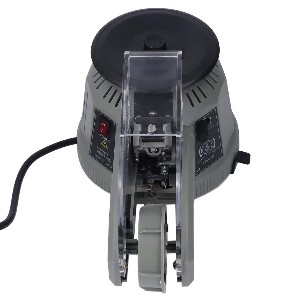 JAXUDA Electric Tape Cutting Machine Manual Automatic Tape Dispenser Rotary Disc Type US Plug 110V