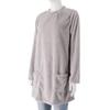 Warm Winter Hoodie Jacket Stylish Women Mid-length Fleece Shearling Thickened Solid Color Pocket Outwear