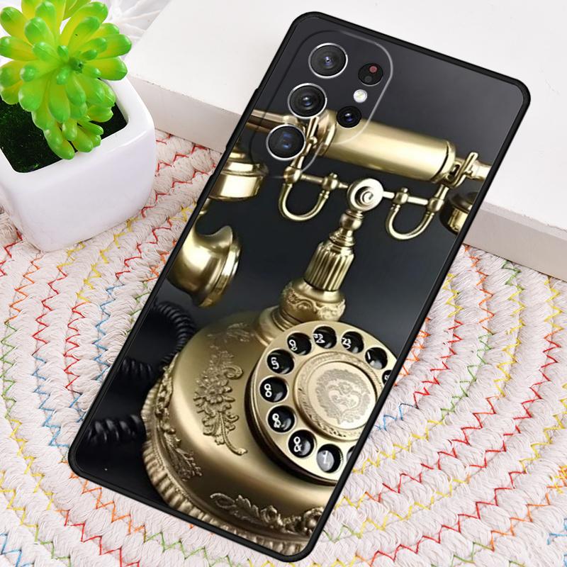 Retro Telephone Rotary Dial Phone Case For Samsung Galaxy Note 10 Pro S26 S25 S24 S23 S22 Ultra Plus S21 FE S20 Shockproof Cover