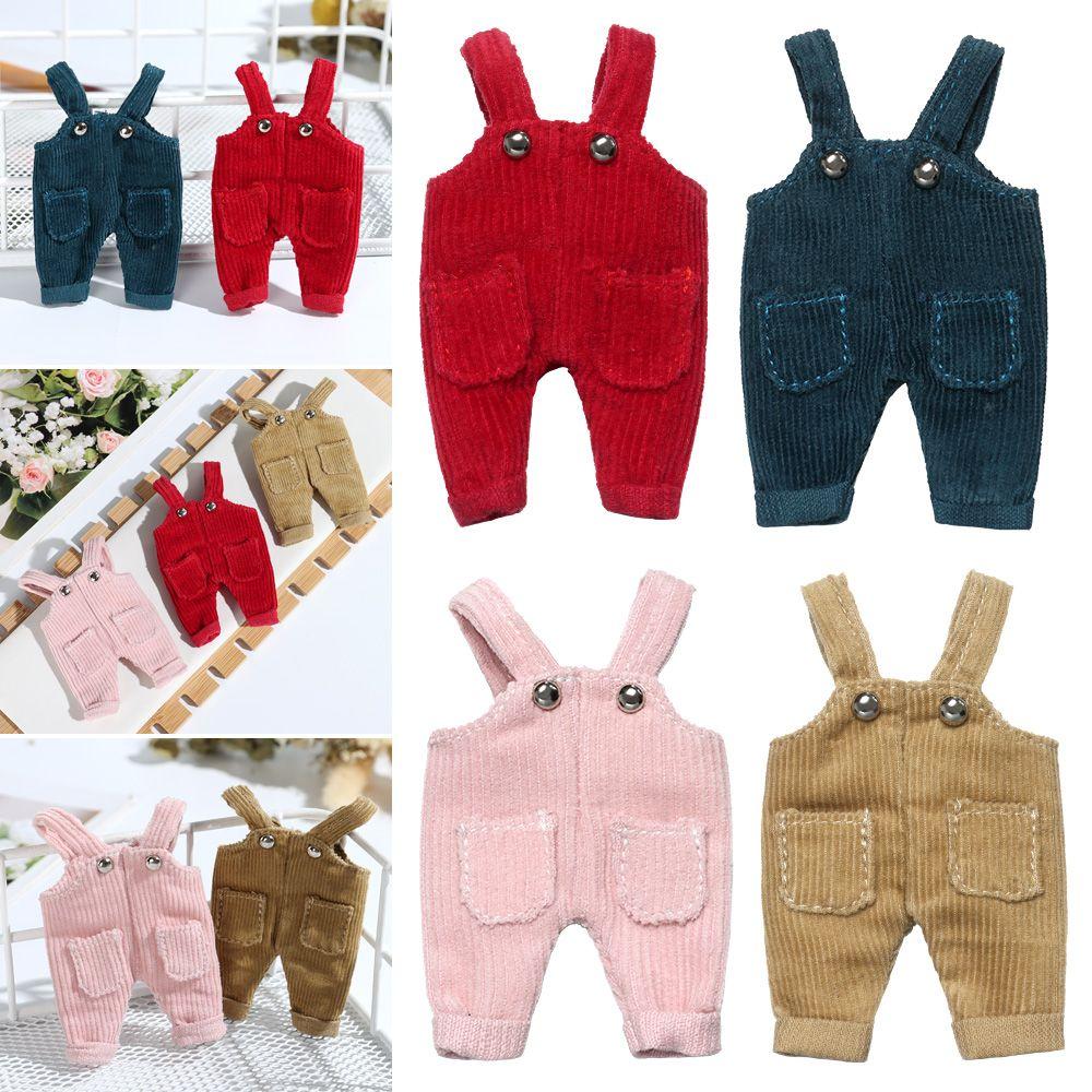 Doll Trousers Casual Wears Casual Pants Clothes Accessories Doll Overalls Fashion Overalls Clothes