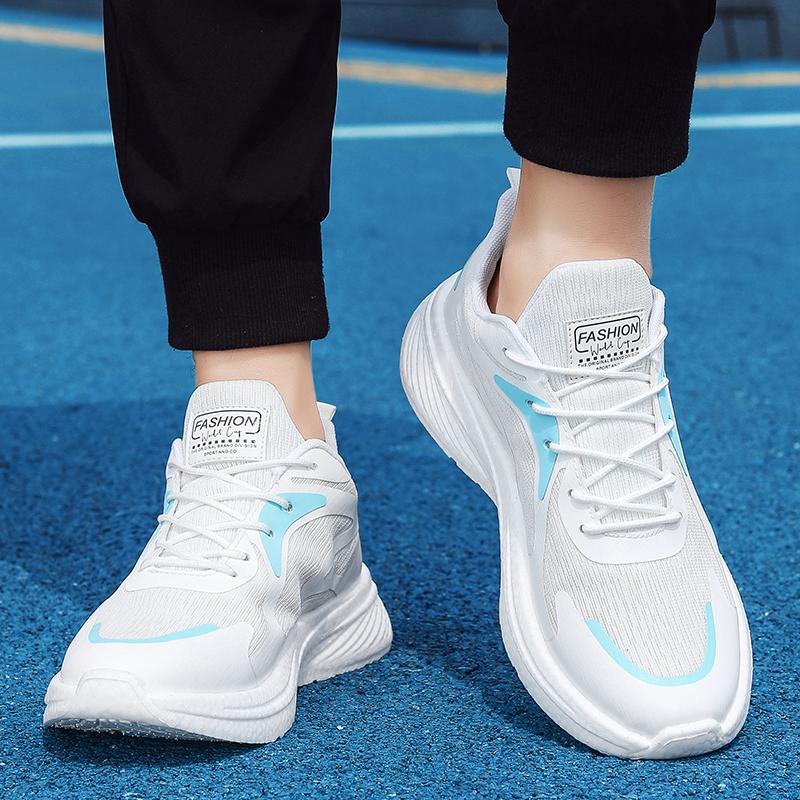 Summer High-quality Sports Shoes Men's New Thick Soled Sports Comfortable Running Wear-resistant Breathable Casual Mesh Shoes