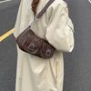Niche Fashion Trend Armpit Bag Autumn New Multi-pocket Retro Baguette Locomotive Bag Single Shoulder Women