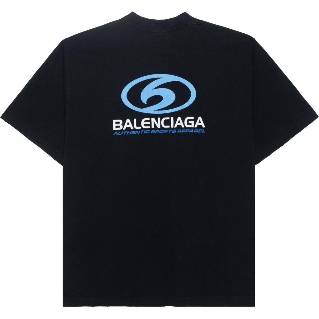Balenciaga SS24 T Shirt Loose Fit Men's Black 764235TPVU61165