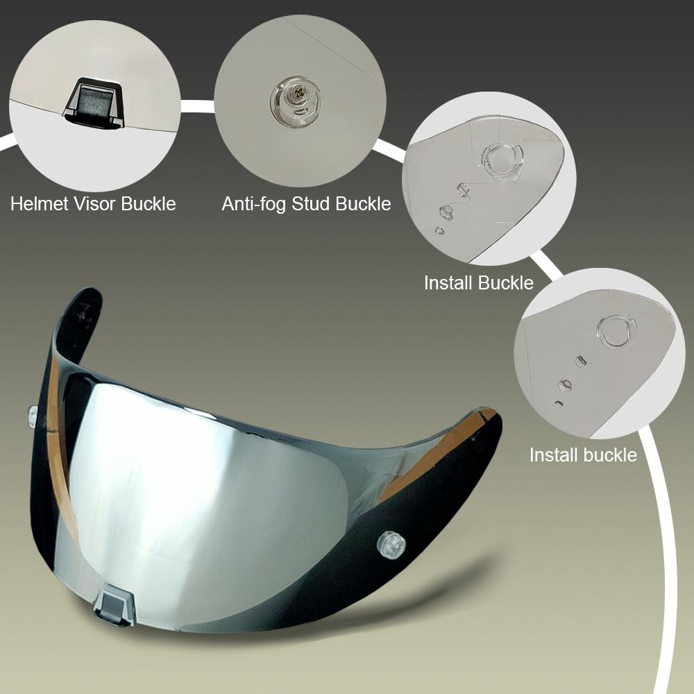 R1 Visors for Scorpion EXO-T520 ST1400 Protection Electroplated Dustproof visor Motorcycle helmet accessories