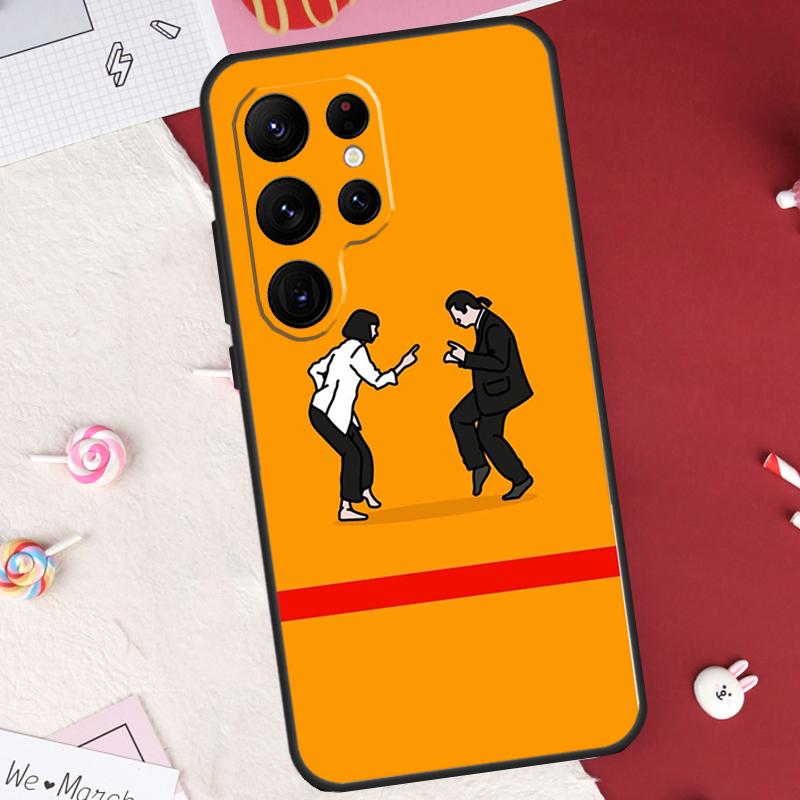 

Pulp Fiction Case For Samsung Galaxy S24 FE S20 FE S21 S22 S23 S25 S26 Ultra S10 Plus S25 FE Cover Shell Galaxy S20