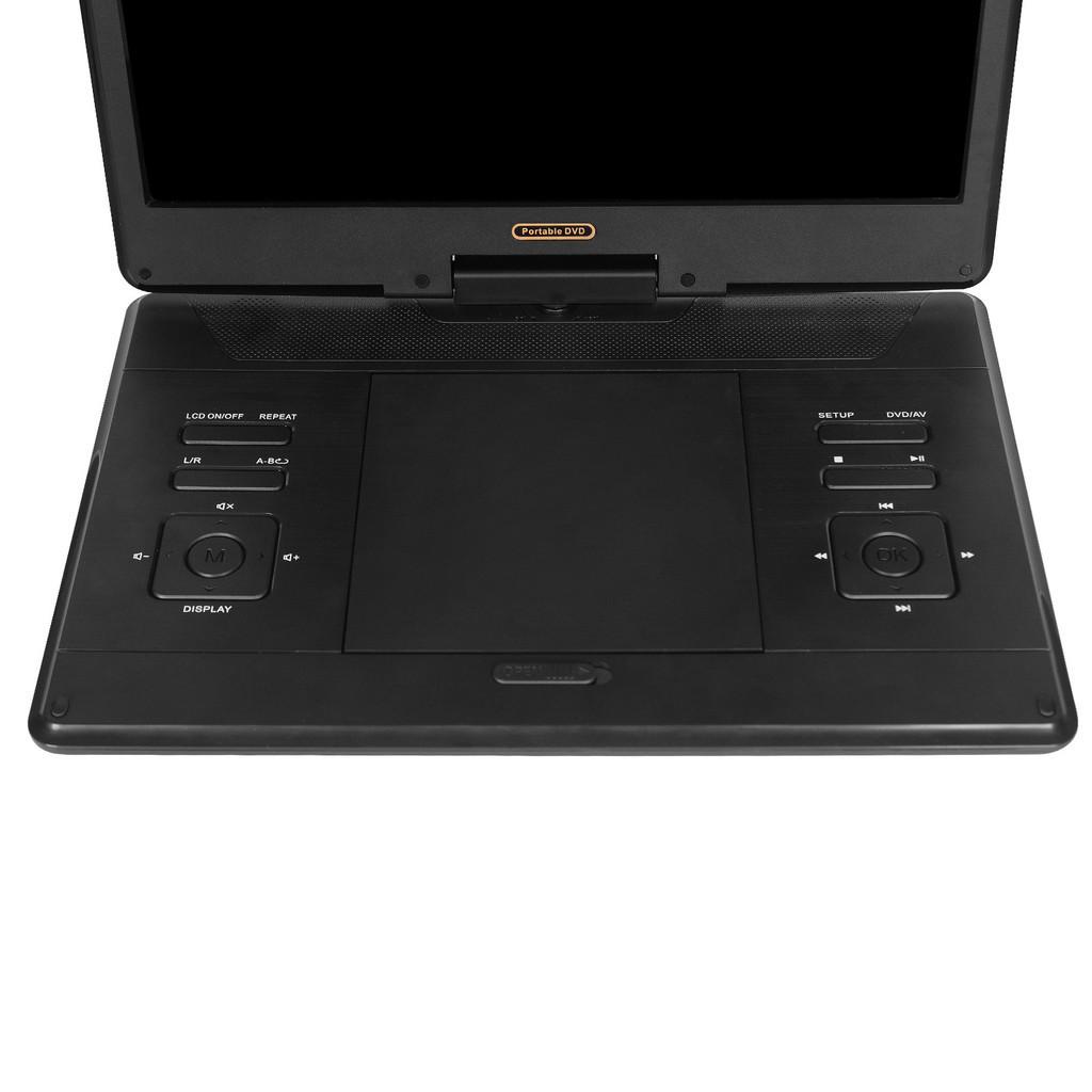 14-inch High-definition Mobile DVD Player Portable In Car English CD Player Multifunctional Household VCD Machine 342*232*37mm