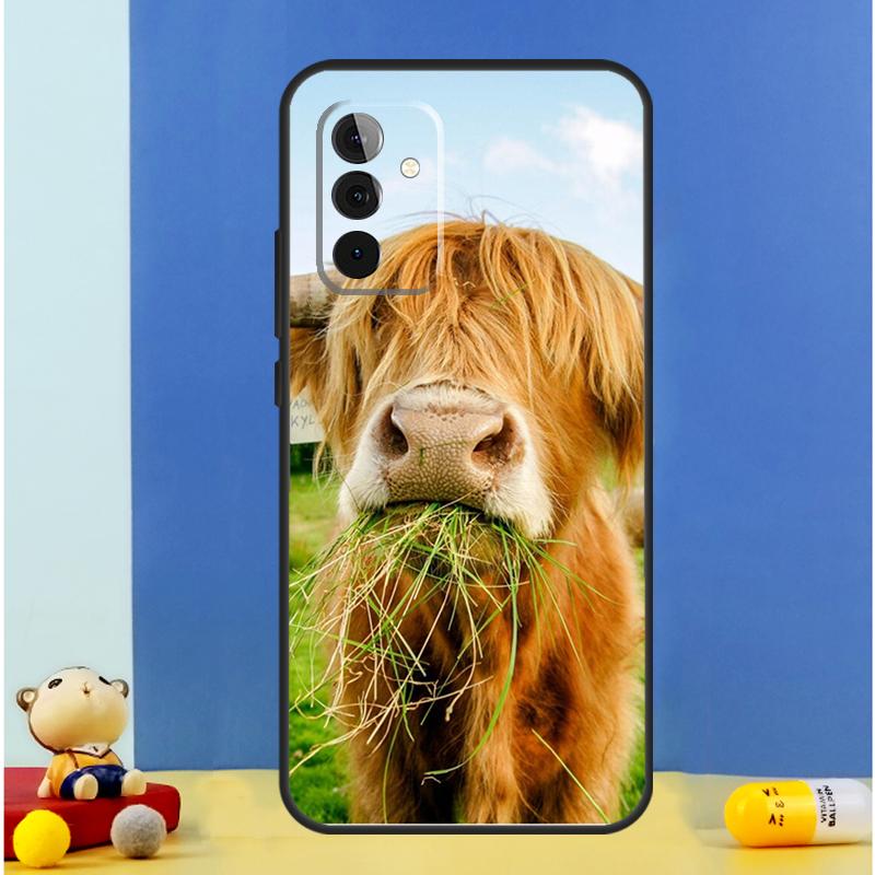 Süße Schottische Hochlandrind-Hülle Für Samsung Galaxy A56 A52 A53 A16 A26 A36 A55 A35 A15 A32 A12 A33 A13 A14 A34 A54 A17