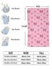 Kawaii Sakura Bow Fleece Blanket  Soft Pink Cute Pattern Throw for Bedroom Sofa Ideal for Teens Girls Kawaii Aesthetic Fans