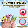 Toys 10/20pcs Finger Puppets Plastic Rings with Wiggle Eyes Baby Party Favors Practical Jokes Games Funny Gifts Kids Children