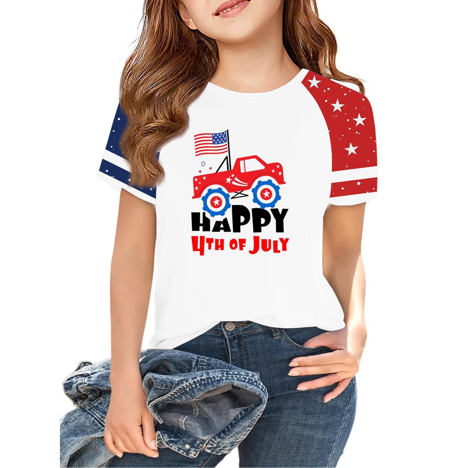 

Топы для детей и подростков, мальчиков и девочек 2-10 лет, круглый вырез, короткий рукав, модные топы 100 синий