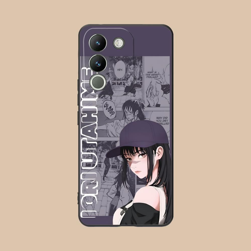 JJK Utahime Iori Matte TPU Mobile Phone Case for VIVO V60 V50 V40 V30 V29 V27 V25 V23 Pro Lite 5G Colorful Printing Cover
