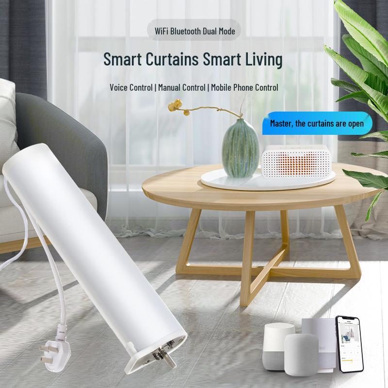 Graffiti Smart WiFi Electric Curtains with Alexa & Xiao Ai Voice Control