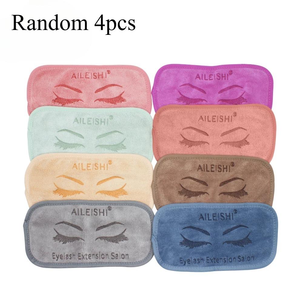 

4pcs Eyelash Extension Forehead Sticker Pad Soft Professional Grafted Eyelashes Tray Stand Pallet Lash Tray Holder Beauty Salon